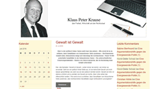 Desktop Screenshot of kpkrause.de